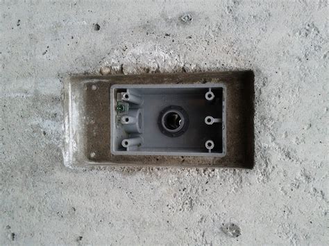 best mortar for setting plastic electrical box in cninder block|electrical boxes for concrete walls.